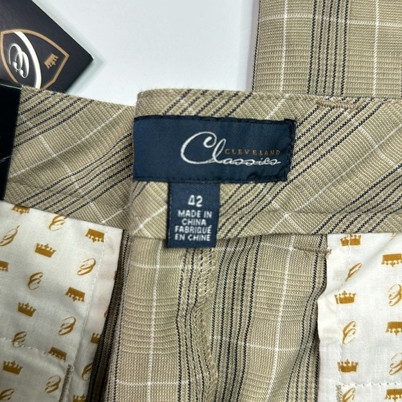 Cleavland Classics Golf Swing Plaid Pants Size 42 NWT - Picture 8 of 10